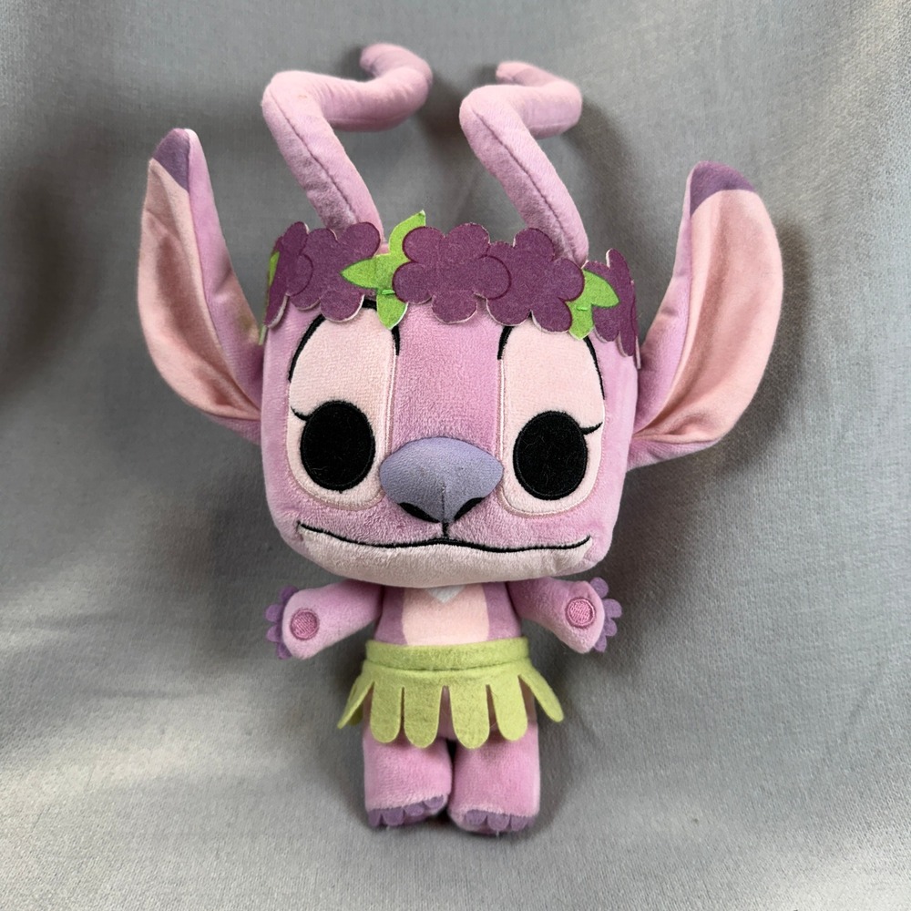 Funko Angel Plush Disney Lilo & Stitch 7" Pink Hula Flower Crown 2025 Toy